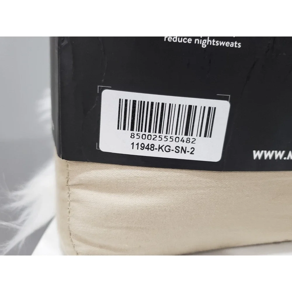Miracle Made Sheet Set KING Luxe Self-Cooling Self-Cleaning SAND Tan